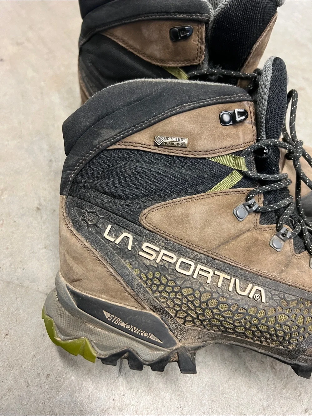 La Sportiva Brown, Black & Green Men's Hiking Boots